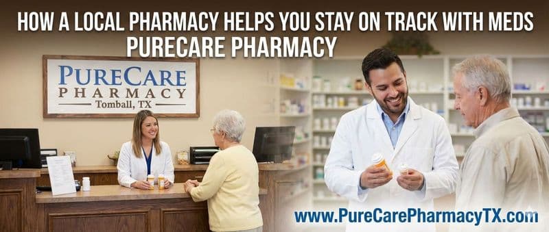 How a Local Pharmacy Helps You Stay on Track With Meds
